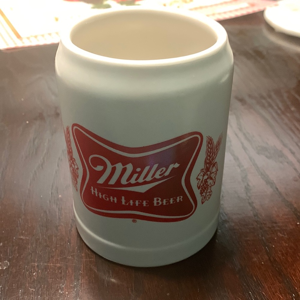 Miller High Life 16oz beer mug
